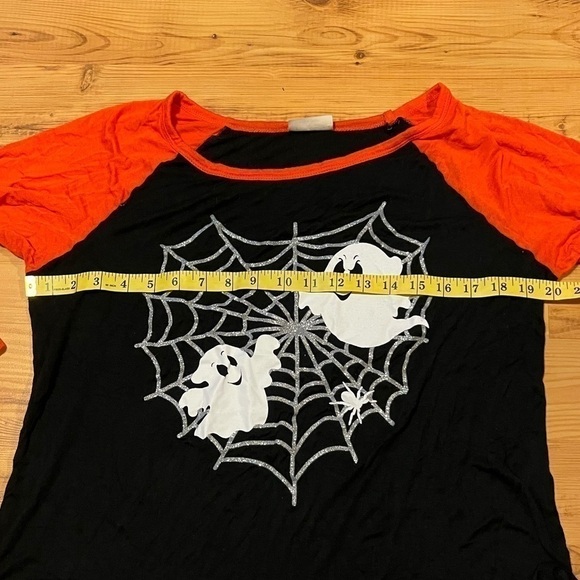 Free Kisses Halloween 3/4 Sleeve Junior Size XL - Picture 5 of 6